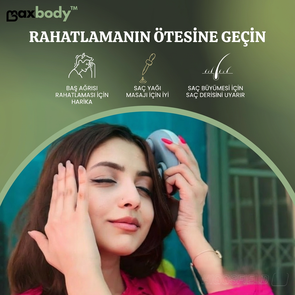 MaxBody™ - Mini Spiral Saç Derisi Masaj Aleti